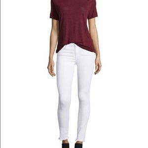McGuire Denim Newton Skinny White Raw Hem 27